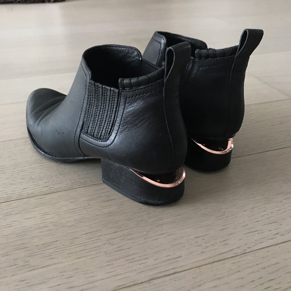 Alexander Wang Rose Gold Cutout Booties